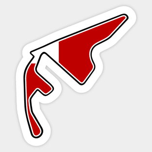 Yas Marina Circuit - new [flag] Sticker